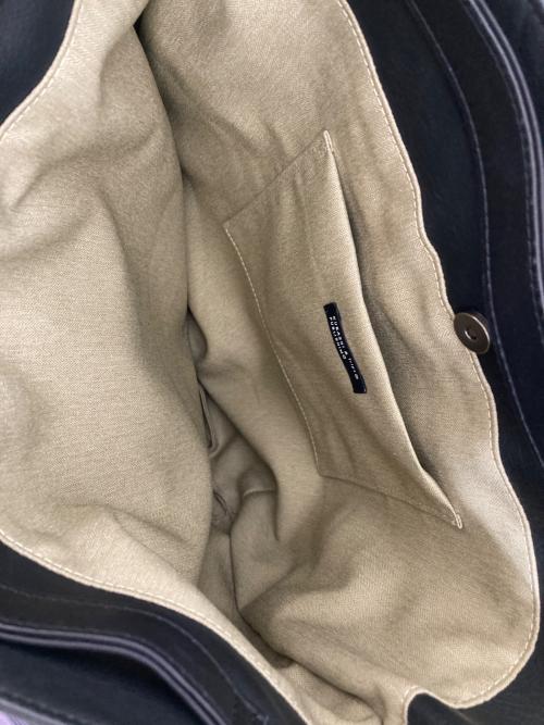 kurashi&trips publishing（クラシアンドトリップス パブリッシング）kurashi&trips publishing (クラシアンドトリップス パブリッシング) 撥水レザーの2WAYトートバッグ ブラックの古着・服飾アイテム