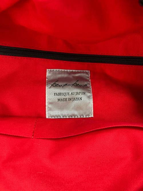 kawa-kawa（カワカワ）kawa-kawa (カワカワ) レザーバッグ ブラックの古着・服飾アイテム