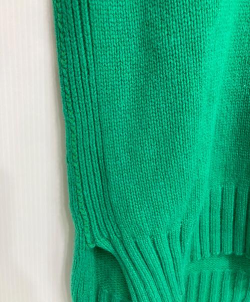 TOMORROW LAND（トゥモローランド）TOMORROW LAND (トゥモローランド) ウールカシミヤ ハイネックプルオーバー グリーン サイズ:Sの古着・服飾アイテム