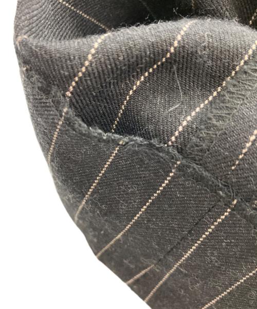 GUCCI（グッチ）GUCCI (グッチ) ストライプウールスラックス ブラック サイズ:40の古着・服飾アイテム