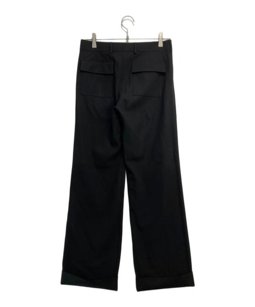 GUCCI（グッチ）GUCCI (グッチ) ウールスラックス ブラック サイズ:38の古着・服飾アイテム