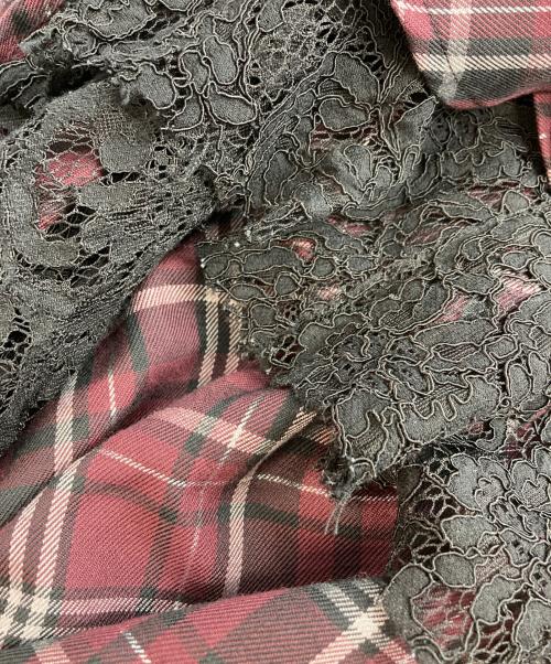 HARE（ハレ）HARE (ハレ) MIXチェックランダムスカート バーガンディー サイズ:Fの古着・服飾アイテム