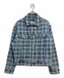 AMI Alexandre Mattiussi（アミアレクサンドルマテュッシ）の古着「チェックデニムジャケット」｜インディゴ