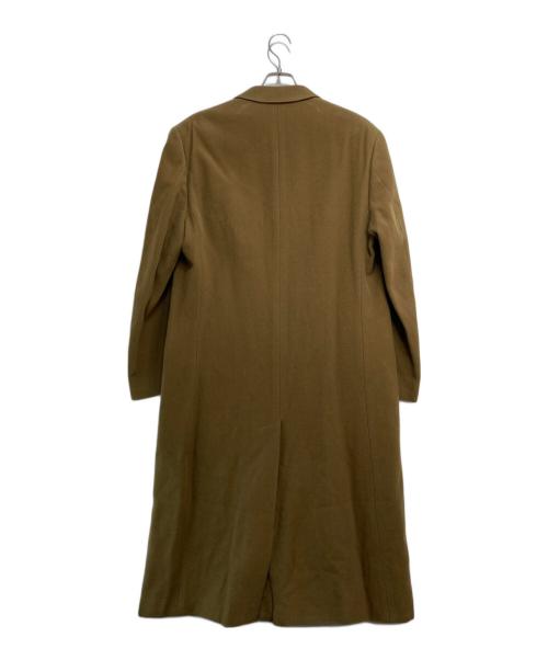 ARMANI COLLEZIONI（アルマーニ コレツィオーニ）ARMANI COLLEZIONI (アルマーニ コレツィオーニ) ウールチェスターコート ブラウン サイズ:50の古着・服飾アイテム