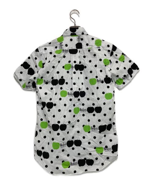 COMME des GARCONS（コムデギャルソン）COMME des GARCONS (コムデギャルソン) THE BEATLES (ビートルズ) コラボプリントS/Sシャツ ホワイト サイズ:Mの古着・服飾アイテム