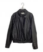 OHOTOROオオトロ）の古着「Harley Leather Jacket」｜ブラック