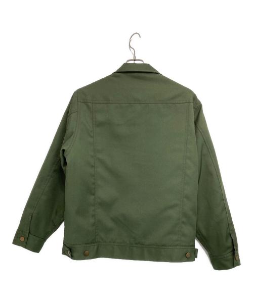 COMFORTABLE REASON（コンフォータブルリーズン）COMFORTABLE REASON (コンフォータブルリーズン) DAILY TRUCKER JACKET グリーン サイズ:Mの古着・服飾アイテム