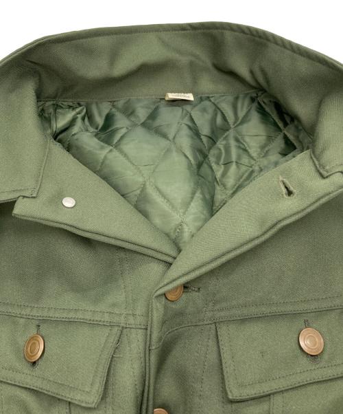 COMFORTABLE REASON（コンフォータブルリーズン）COMFORTABLE REASON (コンフォータブルリーズン) DAILY TRUCKER JACKET グリーン サイズ:Mの古着・服飾アイテム