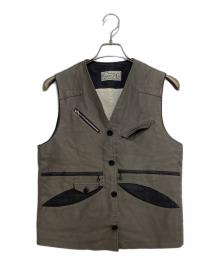 EESETT&Co（イーセットアンドコー）の古着「マルチポケットベスト」｜カーキ