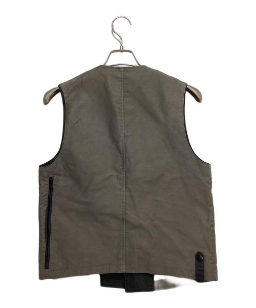 EESETT&Co（イーセットアンドコー）EESETT&Co (イーセットアンドコー) マルチポケットベスト カーキ サイズ:36の古着・服飾アイテム