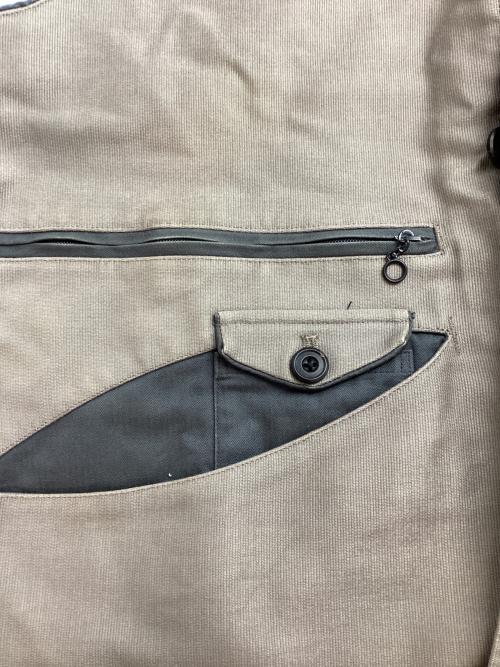 EESETT&Co（イーセットアンドコー）EESETT&Co (イーセットアンドコー) マルチポケットベスト カーキ サイズ:36の古着・服飾アイテム