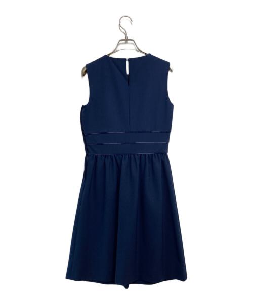 RED VALENTINO（レッドヴァレンティノ）RED VALENTINO (レッドヴァレンティノ) レイヤードワンピース ネイビー サイズ:40の古着・服飾アイテム