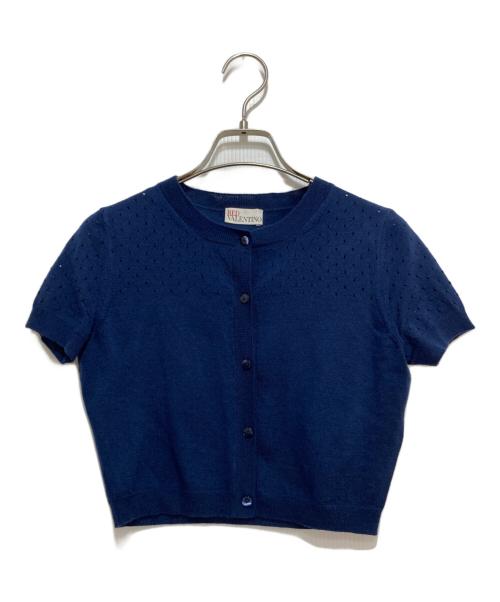 RED VALENTINO（レッドヴァレンティノ）RED VALENTINO (レッドヴァレンティノ) レイヤードワンピース ネイビー サイズ:40の古着・服飾アイテム