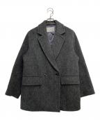 INEDイネド）の古着「シャギーコート」｜グレー