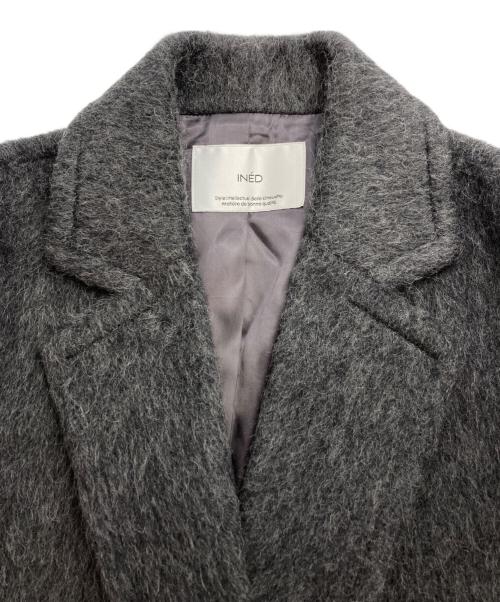 INED（イネド）INED (イネド) シャギーコート グレー サイズ:9の古着・服飾アイテム