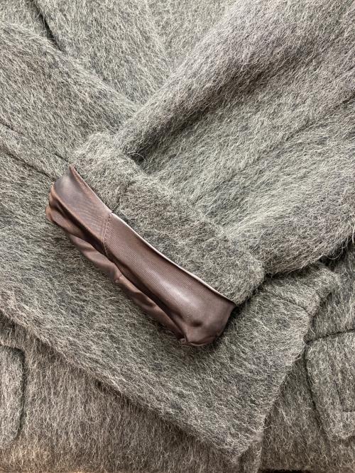 INED（イネド）INED (イネド) シャギーコート グレー サイズ:9の古着・服飾アイテム