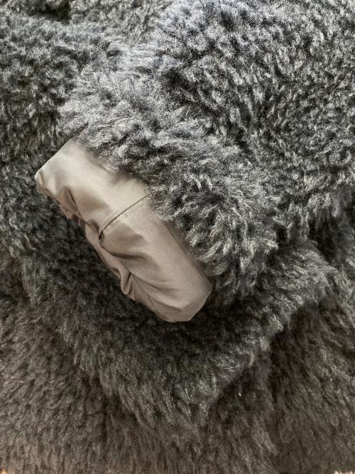 THREE DOTS（スリードッツ）THREE DOTS (スリードッツ) ecopel fur short coat ネイビー サイズ:Ｓの古着・服飾アイテム