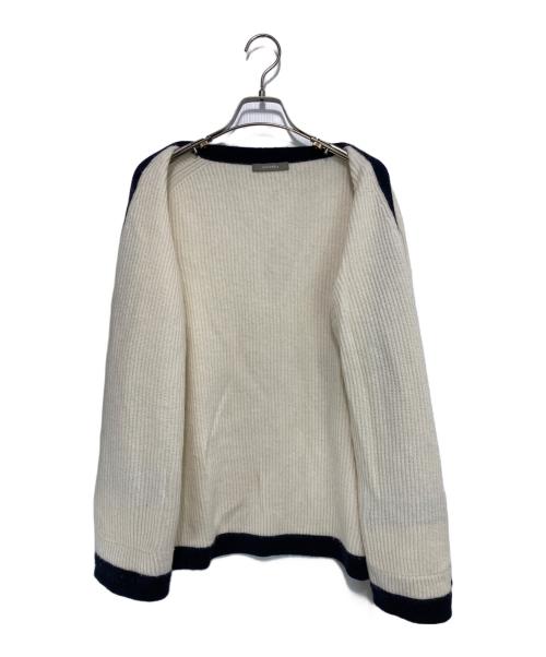 heliopole（エリオポール）heliopole (エリオポール) WOOL NYLON LIB CARDIGAN ベージュ サイズ:38の古着・服飾アイテム