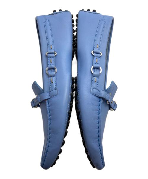 TOD'S（トッズ）TOD'S (トッズ) ドライビングシューズ ブルー サイズ:7.5の古着・服飾アイテム