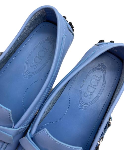 TOD'S（トッズ）TOD'S (トッズ) ドライビングシューズ ブルー サイズ:7.5の古着・服飾アイテム
