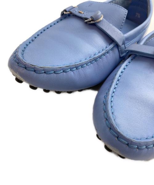 TOD'S（トッズ）TOD'S (トッズ) ドライビングシューズ ブルー サイズ:7.5の古着・服飾アイテム