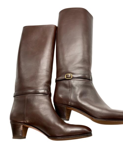 TANINO CRISCI（タニノクリスチー）TANINO CRISCI (タニノクリスチー) ロングブーツ ブラウン サイズ:37の古着・服飾アイテム