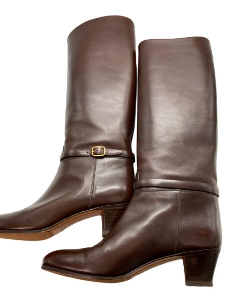 TANINO CRISCI（タニノクリスチー）TANINO CRISCI (タニノクリスチー) ロングブーツ ブラウン サイズ:37の古着・服飾アイテム