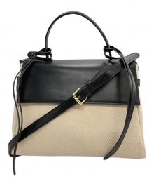 X NIHILO（エックス ニヒロ）の古着「2WAY ハンドバッグ」｜アイボリー×ブラック