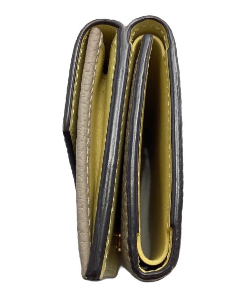 bonaventura（ボナベンチュラ）bonaventura (ボナベンチュラ) 3つ折り財布 ベージュの古着・服飾アイテム