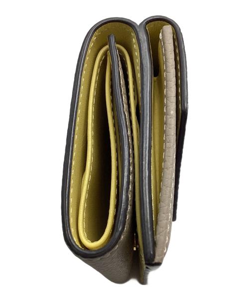 bonaventura（ボナベンチュラ）bonaventura (ボナベンチュラ) 3つ折り財布 ベージュの古着・服飾アイテム