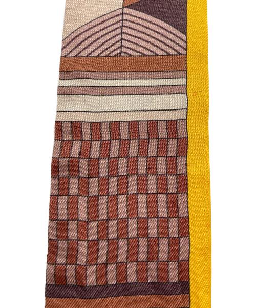 HERMES（エルメス）HERMES (エルメス) ツイリースカーフ イエローの古着・服飾アイテム
