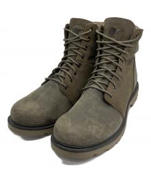 SOREL（ソレル）の古着「レザーブーツ」｜カーキ