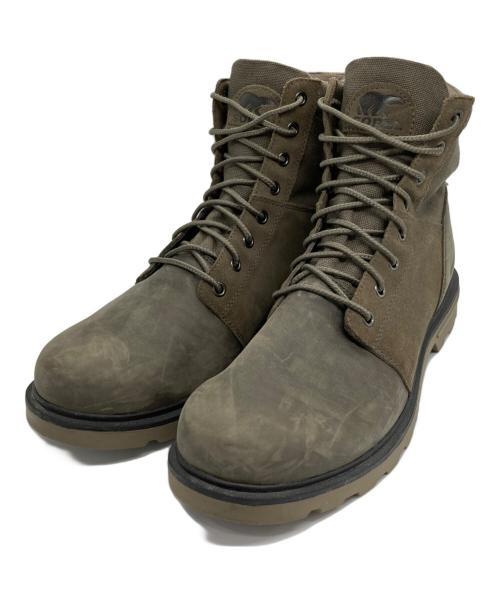 SOREL（ソレル）SOREL (ソレル) レザーブーツ カーキ サイズ:US 11の古着・服飾アイテム