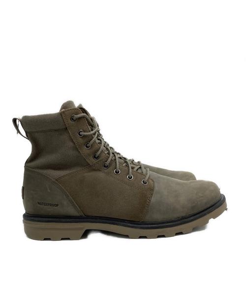 SOREL（ソレル）SOREL (ソレル) レザーブーツ カーキ サイズ:US 11の古着・服飾アイテム