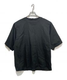 nonnotte（ノノット）の古着「Draping Half Sleeve Pullover Shirt」｜ブラック