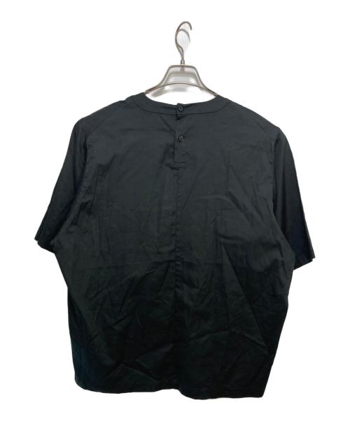 nonnotte（ノノット）nonnotte (ノノット) Draping Half Sleeve Pullover Shirt ブラック サイズ:3の古着・服飾アイテム