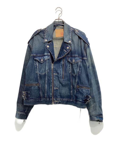 LEVI'S（リーバイス）LEVI'S (リーバイス) FACETASM (ファセッタズム) BIKERS TRUCKER インディゴ サイズ:Mの古着・服飾アイテム