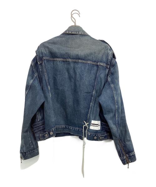 LEVI'S（リーバイス）LEVI'S (リーバイス) FACETASM (ファセッタズム) BIKERS TRUCKER インディゴ サイズ:Mの古着・服飾アイテム