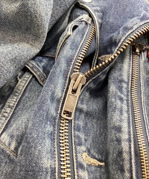 LEVI'S（リーバイス）LEVI'S (リーバイス) FACETASM (ファセッタズム) BIKERS TRUCKER インディゴ サイズ:Mの古着・服飾アイテム