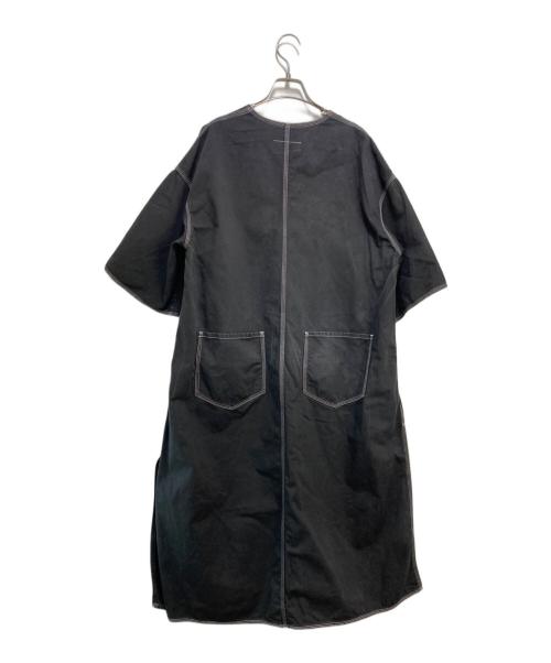 MM6 Maison Margiela（エムエムシックスメゾンマルジェラ）MM6 Maison Margiela (エムエムシックスメゾンマルジェラ) OVERSIZE DRESS WITH POCKETS ブラック サイズ:40の古着・服飾アイテム