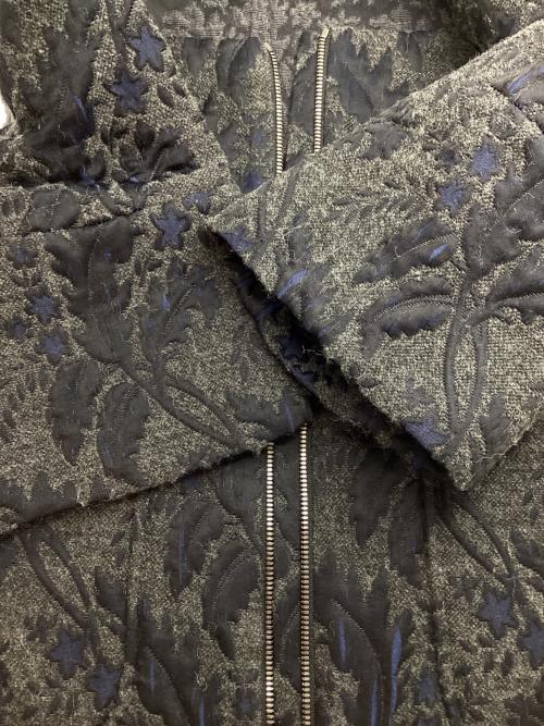 MARNI（マルニ）MARNI (マルニ) S/Sジャガードジャケット グレー×ブラック サイズ:40の古着・服飾アイテム