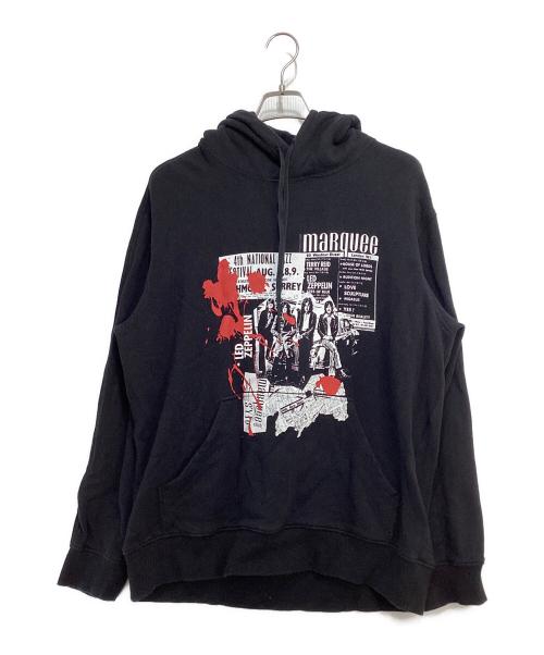 s'yte（サイト）s'yte (サイト) marquee club (マーキークラブ) コラボプリントパーカー ブラック サイズ:4の古着・服飾アイテム