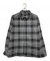 Denham（デンハム）の古着「Burton Check Overshirt」｜グレー×ブラック