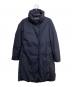 WOOLRICH（ウールリッチ）の古着「ラビットファーコンビダウンコート」｜ネイビー