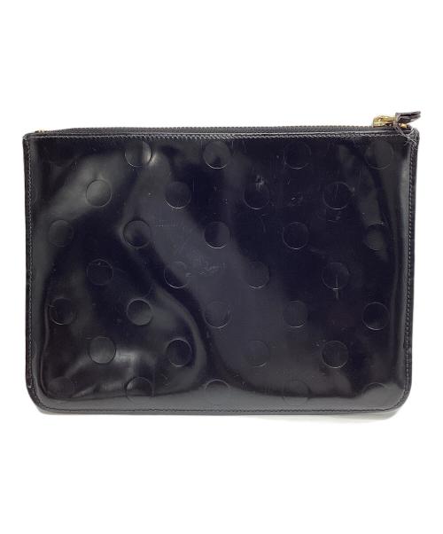 COMME des GARCONS（コムデギャルソン）COMME des GARCONS (コムデギャルソン) ポルカドットエンボスポーチの古着・服飾アイテム