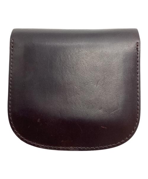 SLOW&CO（スロウアンドコー）SLOW&CO (スロウアンドコー) コードバンレザーコインケース ブラウンの古着・服飾アイテム