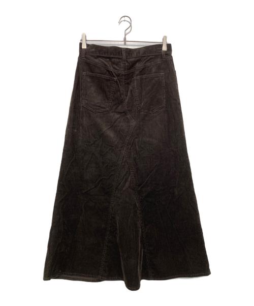 Spick and Span（スピック＆スパン）Spick and Span (スピック＆スパン) ストレッチコーデュロイスカート ブラウン サイズ:38の古着・服飾アイテム