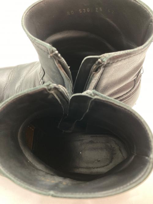 Saint Laurent Paris（サンローランパリ）Saint Laurent Paris (サンローランパリ) ルーカス サイドジップヒールブーツ ブラック サイズ:42の古着・服飾アイテム