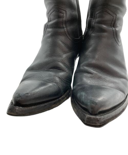 Saint Laurent Paris（サンローランパリ）Saint Laurent Paris (サンローランパリ) ルーカス サイドジップヒールブーツ ブラック サイズ:42の古着・服飾アイテム