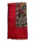 GUCCI (グッチ) ペイズリー柄ウールシルク大判ストール レッド：13000円